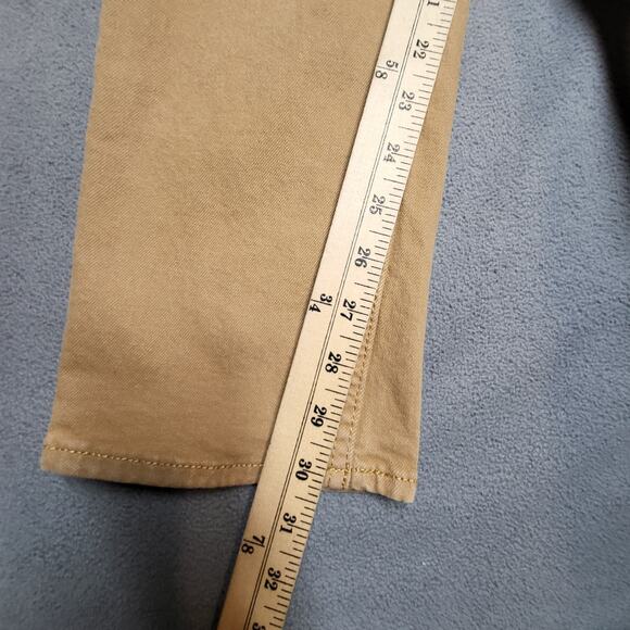 Old Navy Jeans Mens 29x30 Khaki Slim Built-In Flex Stretch Casual Straight Leg - Picture 6 of 9